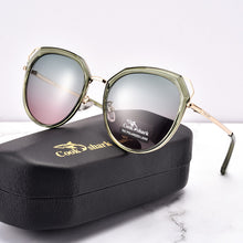 Load image into Gallery viewer, Cook Shark sunglasses ladies polarized sunglasses women 2025 Korean version of tide UV protection big round face glasses