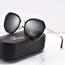 Load image into Gallery viewer, Cook Shark sunglasses ladies polarized sunglasses women 2025 Korean version of tide UV protection big round face glasses