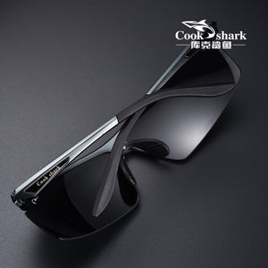 Cook shark 2023 polarizing sunglasses men's driving glasses special trend color changing Sunglasses men's fishing glasses