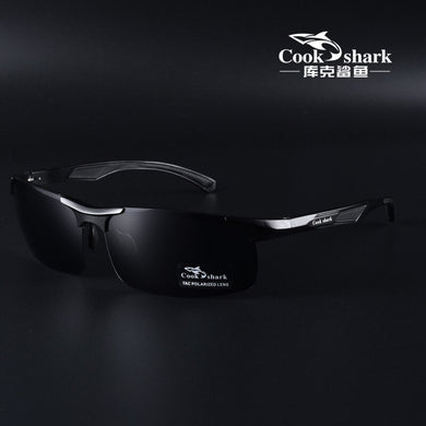 Cook shark day and night dual-use men's color-changing polarized sunglasses tide driver driving sunglasses men driving only