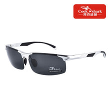 Load image into Gallery viewer, Cook shark day and night dual-use men&#39;s color-changing polarized sunglasses tide driver driving sunglasses men driving only