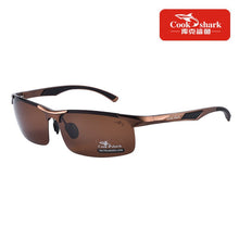 Load image into Gallery viewer, Cook shark day and night dual-use men&#39;s color-changing polarized sunglasses tide driver driving sunglasses men driving only