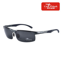 Load image into Gallery viewer, Cook shark day and night dual-use men&#39;s color-changing polarized sunglasses tide driver driving sunglasses men driving only