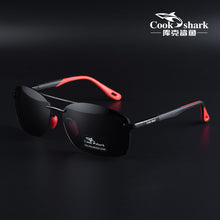Load image into Gallery viewer, Cook shark men&#39;s sunglasses polarized driving driver glasses trend color-changing day and night sunglasses men&#39;s models