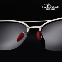 Load image into Gallery viewer, Cook shark men&#39;s sunglasses polarized driving driver glasses trend color-changing day and night sunglasses men&#39;s models