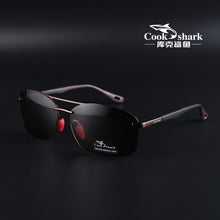 Load image into Gallery viewer, Cook shark men&#39;s sunglasses polarized driving driver glasses trend color-changing day and night sunglasses men&#39;s models