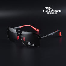 Load image into Gallery viewer, Cook shark men&#39;s sunglasses polarized driving driver glasses trend color-changing day and night sunglasses men&#39;s models