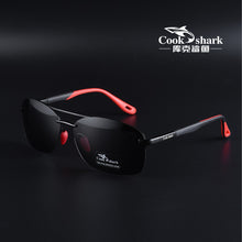 Load image into Gallery viewer, Cook shark men&#39;s sunglasses polarized driving driver glasses trend color-changing day and night sunglasses men&#39;s models