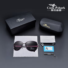 Load image into Gallery viewer, Cook shark 2025 sunglasses ladies polarized sunglasses tide ultra light driver driving glasses classic