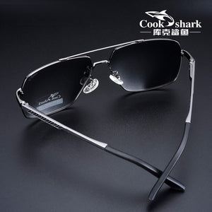 Cook shark sunglasses men's color-changing sunglasses polarized driving glasses hipster day and night glasses