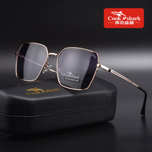 Load image into Gallery viewer, Cook shark&#39;s polarized sunglasses for men and women drivers driving special anti-ultraviolet tide sunglasses