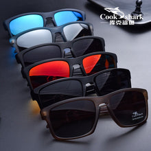 Load image into Gallery viewer, Cook shark sunglasses male Korean version of tide polarized glasses 2025 UV protection driver mirror sunglasses
