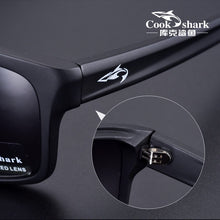 Load image into Gallery viewer, Cook shark sunglasses male Korean version of tide polarized glasses 2025 UV protection driver mirror sunglasses