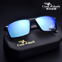 Load image into Gallery viewer, Cook shark sunglasses men&#39;s polarized sunglasses driving glasses UV protection driver night vision goggles