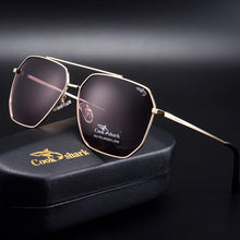 Load image into Gallery viewer, Cook shark sunglasses men&#39;s sunglasses polarized driving driver mirror hipster UV square glasses