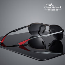 Load image into Gallery viewer, Cookshark 2022  sunglasses men's sunglasses polarized driving driving hipster glasses