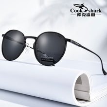 Load image into Gallery viewer, Cookshark sunglasses men and women polarized sunglasses retro driving glasses