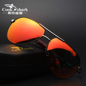Cookshark sunglasses men's sunglasses tide polarized driving driver blue glasses