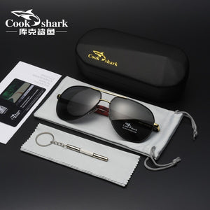 Cookshark sunglasses men's sunglasses tide polarized driving driver blue glasses