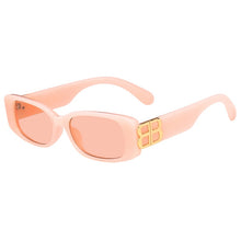 Load image into Gallery viewer, Cool B Logo Rectangle Sunglasses Women Fashion 2022 Brand Designer Color Gradient Lens Sun Glasses Party Beach Glasses UV400