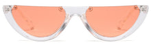Load image into Gallery viewer, Cool Half Frame Sunglasses Cat Eye 2022 Women Fashion Brand Designer Eyewear Candy Colors Lens Sun Glasses  UV400