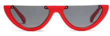Load image into Gallery viewer, Cool Half Frame Sunglasses Cat Eye 2022 Women Fashion Brand Designer Eyewear Candy Colors Lens Sun Glasses  UV400