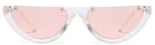 Load image into Gallery viewer, Cool Half Frame Sunglasses Cat Eye 2022 Women Fashion Brand Designer Eyewear Candy Colors Lens Sun Glasses  UV400