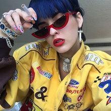 Load image into Gallery viewer, Cool Half Frame Sunglasses Cat Eye 2022 Women Fashion Brand Designer Eyewear Candy Colors Lens Sun Glasses  UV400