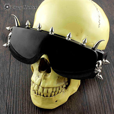 Cool Punk Rock Skull Studded Spike Eyeglasses Sunglasses Unisex