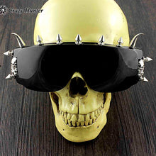 Carica l&#39;immagine nel visualizzatore di Gallery, Cool Punk Rock Skull Studded Spike Eyeglasses Sunglasses Unisex