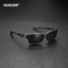 Load image into Gallery viewer, Cool Sport Sunglasses for Men KDEAM TR90  Lightweight Frame Driving Shades UV400 Mirror Lens With Free Box