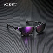 Load image into Gallery viewer, Cool Sport Sunglasses for Men KDEAM TR90  Lightweight Frame Driving Shades UV400 Mirror Lens With Free Box