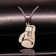 Load image into Gallery viewer, Co Stainless Steel Razor Blades Pendant Necklaces Men Jewelry Steel Male Shaver Shape Necklaces &amp; Pendants Free Chain N3210