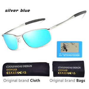 CoolPandas 2019 Polarized Sunglasses Men Brand Designer Small lens Sunglass Men's Driving Sun Glasses gafas oculos de sol UV400