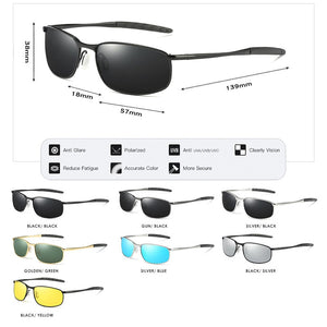 CoolPandas 2019 Polarized Sunglasses Men Brand Designer Small lens Sunglass Men's Driving Sun Glasses gafas oculos de sol UV400