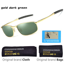 Load image into Gallery viewer, CoolPandas 2019 Polarized Sunglasses Men Brand Designer Small lens Sunglass Men&#39;s Driving Sun Glasses gafas oculos de sol UV400