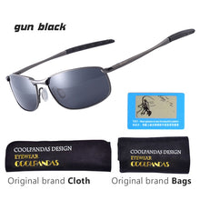 Load image into Gallery viewer, CoolPandas 2019 Polarized Sunglasses Men Brand Designer Small lens Sunglass Men&#39;s Driving Sun Glasses gafas oculos de sol UV400