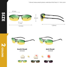 Carica l'immagine nel visualizzatore di Gallery, CoolPandas 2022 Pochromic Sunglasses Men Day Night-Vision Polarized Chameleon Glasses Driving UV400 Sun Glasses Oculos De Sol