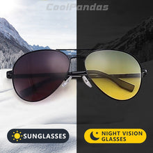 Load image into Gallery viewer, CoolPandas Aviation Sunglasses For Men Polarized Glasses Women Photochromic Day Night Vision Driving Goggle lentes de sol hombre