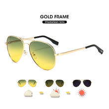 Load image into Gallery viewer, CoolPandas Aviation Sunglasses For Men Polarized Glasses Women Photochromic Day Night Vision Driving Goggle lentes de sol hombre