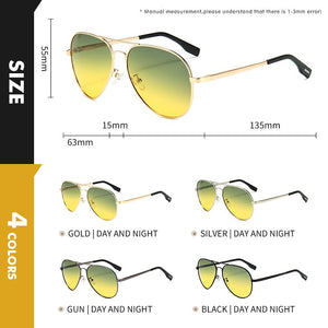CoolPandas Aviation Sunglasses For Men Polarized Glasses Women Photochromic Day Night Vision Driving Goggle lentes de sol hombre