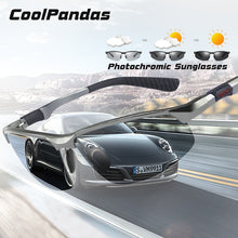 Load image into Gallery viewer, CoolPandas Brand Pochromic Sunglasses Men Polarized Chameleon Male Sport Sun Glasses Day Night Vision Driving zonnebril heren