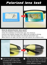 Carica l'immagine nel visualizzatore di Gallery, CoolPandas Pochromic alluminio magnesio occhiali da sole polarizzati uomo giorno notte sicurezza guida occhiali da sole lente antiriflesso maschile 