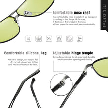 Load image into Gallery viewer, CoolPandas Photochromic Sunglasses Men Polarized Glasses Day Night Driving Goggle Women Chameleon Anti-Glare zonnebril dames