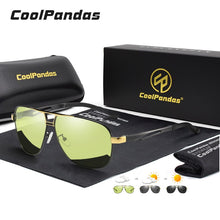 Load image into Gallery viewer, CoolPandas Photochromic Sunglasses Men Polarized Glasses Day Night Driving Goggle Women Chameleon Anti-Glare zonnebril dames