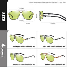 Load image into Gallery viewer, CoolPandas Photochromic Sunglasses Men Polarized Glasses Day Night Driving Goggle Women Chameleon Anti-Glare zonnebril dames