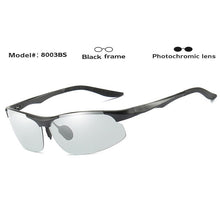 Carica l'immagine nel visualizzatore di Gallery, Coolpandas Driving Pochromic Occhiali da sole polarizzati Uomo Alluminio Occhiali per la visione notturna diurna Occhiali da sole oculos de sol masculino
