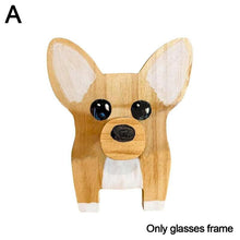 Load image into Gallery viewer, Corgi Dog Glasses Stand Christmas Gift Handmade Wooden Spectacle Holder Ornaments Cute N1HF Eyeglass Screen Pet U0E5