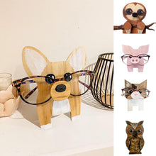 Load image into Gallery viewer, Corgi Dog Glasses Stand Christmas Gift Handmade Wooden Spectacle Holder Ornaments Cute N1HF Eyeglass Screen Pet U0E5