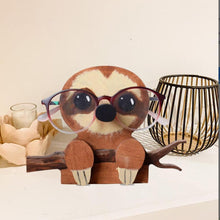 Load image into Gallery viewer, Corgi Dog Glasses Stand Christmas Gift Handmade Wooden Spectacle Holder Ornaments Cute N1HF Eyeglass Screen Pet U0E5